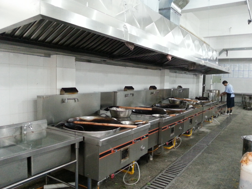 中學(xué)食堂廚房操作間